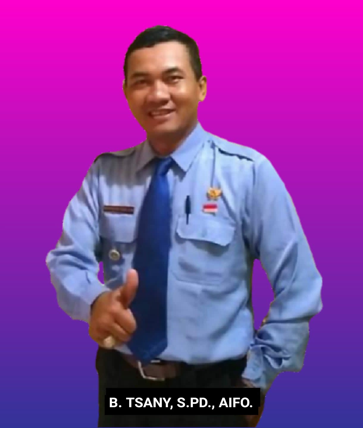 Foto BURHANUDIN TSANI, S.PD., AIFO.